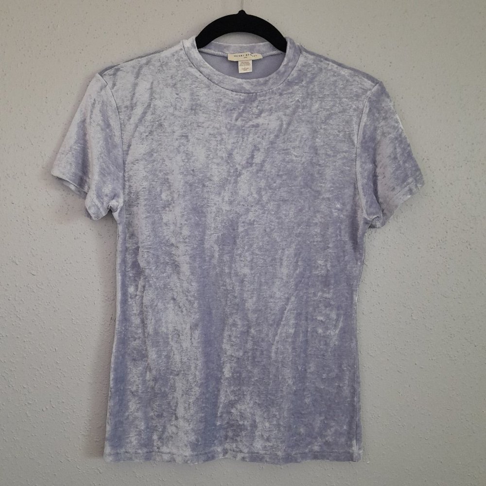 Henri Bendel Lavender Velvet Top